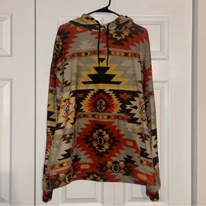 Men's Southwestern Patterned Hoodie (MoeGuns Fall Siesta)